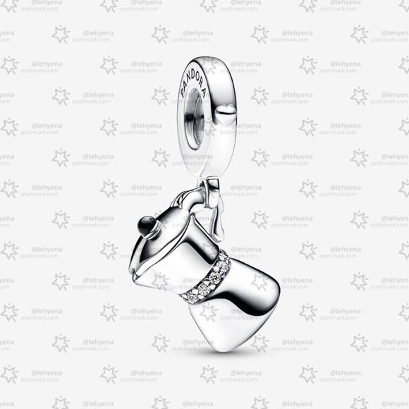 Pandora Moka Pot Dangle Charm|Pendant - Picture 1 of 2